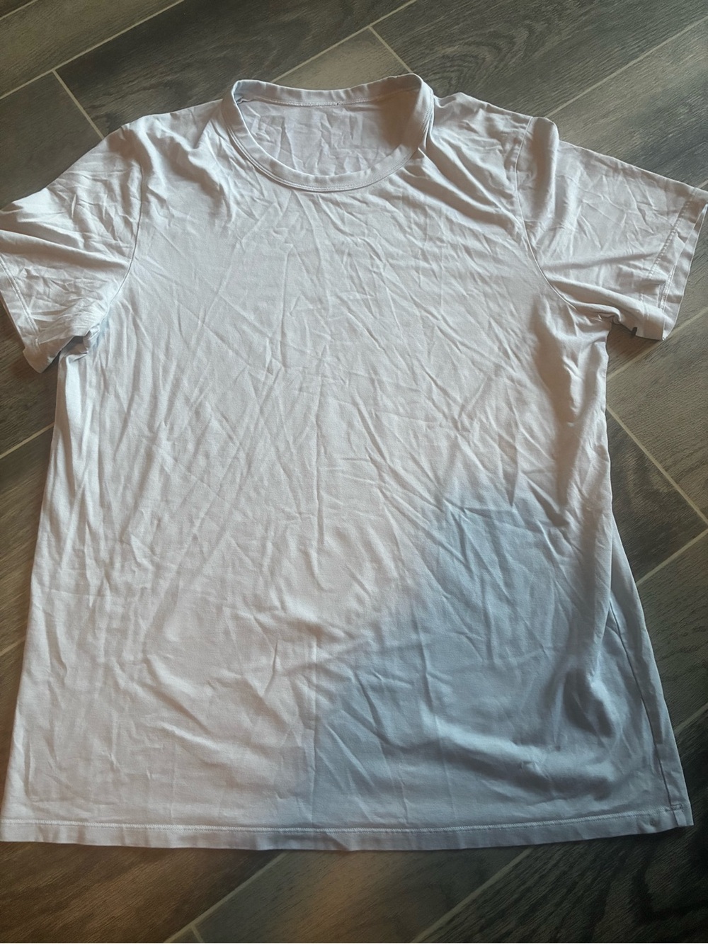 lululemon athletica Women's White Crew Neck Short Sleeve Tee